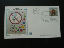 FDC Anti Tabac Tobacco Smoking Israel 1983 - Tabak