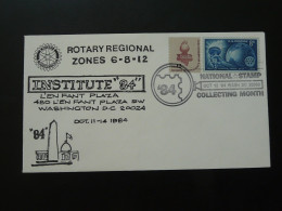 Lettre Cover Rotary Regional Zones Washington USA 1984 - Sobres De Eventos