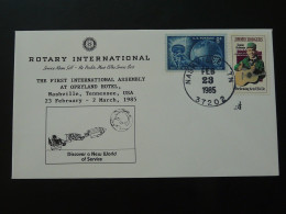Lettre Cover Rotary International Conference Nashville USA 1985 (ex 1) - FDC
