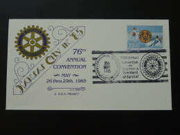 Lettre Cover Rotary International Convention Kansas City USA 1985 (ex 1) - Lettres & Documents