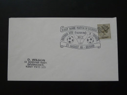 Lettre Cover Football Home Match Oxford Great Britain 1985 - Briefe U. Dokumente