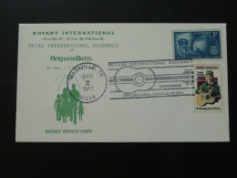 Lettre Cover Rotary International Assembly Flamme Musique Music Nashville USA 1987 - Enveloppes évenementielles