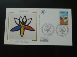 FDC Jeux Petits états D'Europe Small States Games Andorre 1991 - FDC