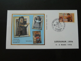 Lettre Cover Marionnette Guignol Puppets 69 Lyon 1994 - Marionetten