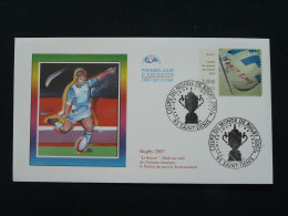 FDC Timbre Hologramme Coupe Du Monde Rugby World Cup France 2007 (version Offset) - Rugby