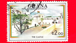 GHANA - Usato - 1980 - 3° Repubblica - Palazzi Governativi - The Castle - 2.00 - Ghana (1957-...)