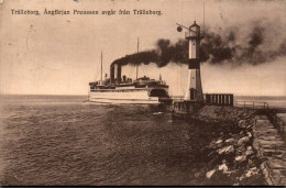 N°1401 V -cpa Trälleborg -Anqgfarjan Preussen- - Lighthouses