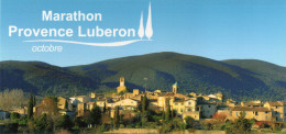 CPM GRAND FORMAT 1 - VAUCLUSE - LOURMARIN -  SEMI ET MARATHON DE PROVENCE LUBERON - Pertuis