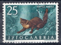 Yugoslavia 1960 Single Local Fauna - Mammals In Fine Used. - Oblitérés