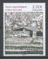 ANDORRE 2020 N° 847 ** Neuf MNH Superbe Archéologie Site De L' Orri Del Cubil Abri Garde Troupeau - Nuevos