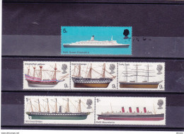 GB 1969  BATEAUX Yvert 549-554 Se Tenant NEUF** MNH Cote : 4,50 Euros - Unused Stamps
