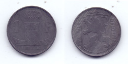 Belgium 1 Franc 1944 WWII Issue BELGIE-BELGIQUE - 1 Franc