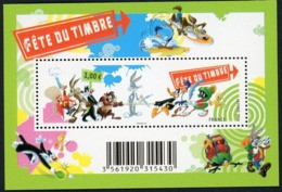 FRANCE 2009 Feuillet F4341 "Fête Du Timbre, Looney Tunes" Neuf ** MNH. TB - Mint/Hinged