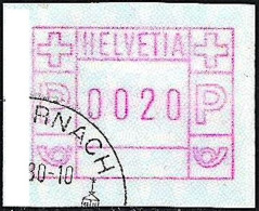 Schweiz Suisse 1978: FRAMA Zumstein N° 2  Michel 2  Mit Orts-Stempel SIRNACH 1.10.79 (Zumstein CHF 8.00) - Frankeermachinen