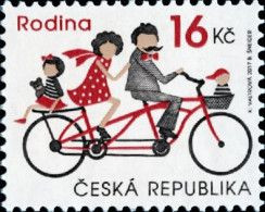 CZ 2017-946 FAMILY. CZECH REPUBLIK, 1 X 1v, MNH - Neufs
