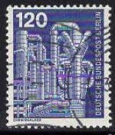 Berlin Poste Obl Yv:467 Mi:503 Chemieanlage (cachet Rond) (Thème) - Scheikunde