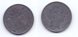Belgium 5 Francs 1947 WWII Issue (French Legend) - 5 Francs