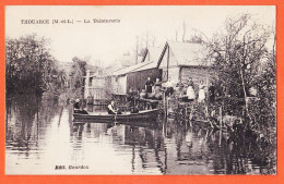 01451 / THOUARCE 49-Maine Et Loire La Teinturerie Animation Et Barque 1910s Edition GOURDON - Thouarce