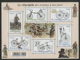 FRANCE 2011 Feuillet F4555 "Le Vélocipède, Des Origines à Nos Jours" Neuf ** MNH. TB. - Mint/Hinged