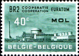 Belgique Poste N** Yv:1195 Mi:1255 Cooperation Euratom MOL BR2 - Atoom