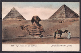 Egypte 332 Piramiden Mit Der Sphins - Pyramides