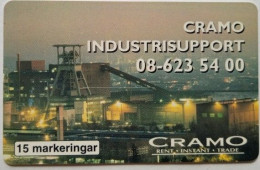 Sweden Mk 15 Chip Card -  Cramo - Suecia