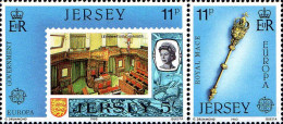 Jersey Poste N** Yv:293/296 Europa Cept Grandes œuvres Du Génie Humain - 1983