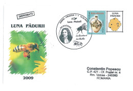 COV 12 - 538 La Fontaine BEE, Les Bourdons Et Les ABEILLES, Romania - Cover - Used - 2009 - Bienen