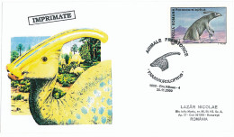 COV 12 - 1106 PARASAUROLOPHUS, Romania - Cover - Used - 2000 - Préhistoire