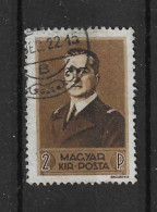 Hungary 1938 Miklos Horthy Y.T. 507 (0) - Oblitérés