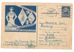 IP 57 - 061a Electricity In The Service Of Housewife - Stationery - Used - 1957 - Electricidad