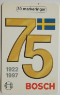 Sweden Mk 30 Chip Card -  Bosch - Sweden