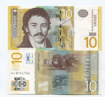 Serbia 10 Dinara 2006 P46 Banknote Paper Money UNC X 10 Piece Lot - Servië