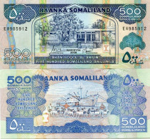 Somaliland 500 Shillings 2006 P6 Banknote UNC Paper Money X 10 Pieces Lot - Somalia