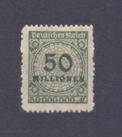 1923 Germany Reich 321 Definitive - Large Number - 1922-1923 Emissions Locales