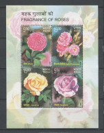 INDE 2007 Bloc N° 39 ** Neuf  MNH Superbe Flore Fleurs Roses Flowers Flora - Unused Stamps