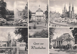 ALLEMAGNE - Gruss Aus Wiesbaden - Multives - Carte Postale Ancienne - Wiesbaden