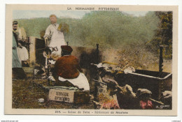 La NORMANDIE PITTORESQUE N°314 Scène De Foire Métiers Rôtisseur De Moutons Assis Sur Caisse Du Chocolat Menier VOIR DOS - Haute-Normandie