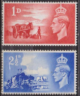 Roi George VI - GRANDE BRETAGNE - Libération Des Iles Anglo-Normandes - 1948 - N° 239-240 ** - Ongebruikt