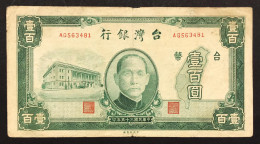 TAIWAN 1946 100 Yuan Pick# 1939   Lotto.611 - Taiwan