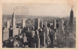 3812 – B&W PC – New York Buildings In 1939 – Empire State – Chrysler – Rockefeller – RCA – Postmark – Good Condition - Manhattan