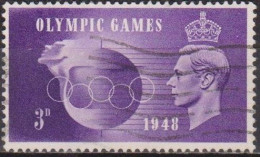 Jeux Olympiques De Londres - GRANDE BRETAGNE - Globe Et Anneaux - N° 242 - 1948 - Oblitérés