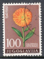 Yugoslavia 1961 Single Local Flora In Fine Used. - Used Stamps