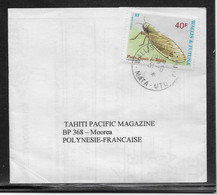 Wallis Et Futuna - Thème Insectes - Lettre - Cartas & Documentos