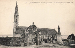 FRANCE - Landévennec - L'église Paroissiale - Joli Clocher Gothique Du XVIè Siècle - Carte Postale Ancienne - Landévennec