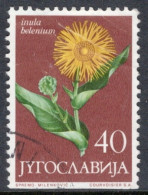 Yugoslavia 1965 Single Local Flora In Fine Used. - Oblitérés