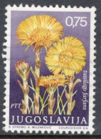 Yugoslavia 1969 Single Medicinal Plants In Fine Used. - Usados