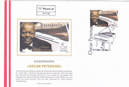 THE MUSIC OSKAR PETERSON  FDC COVERS 2003  AUSTRIA - FDC