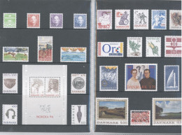 DANEMARK - ANNÉE 1992 COMPLÈTE N** - Unused Stamps