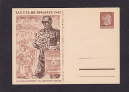 CPSM Ukraine Entier Postal Hitler Surchargé WWII Allemagne Germany Guerre War 1942 - Ukraine